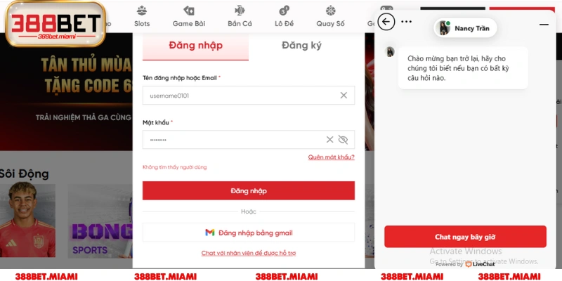 Khi nào cần liên hệ bộ phận hỗ trợ của 388BET?