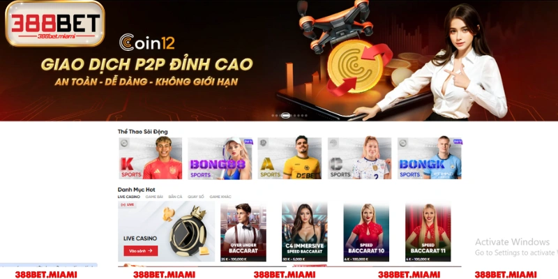 Tính năng đầy đủ trên ứng dụng 388BET
